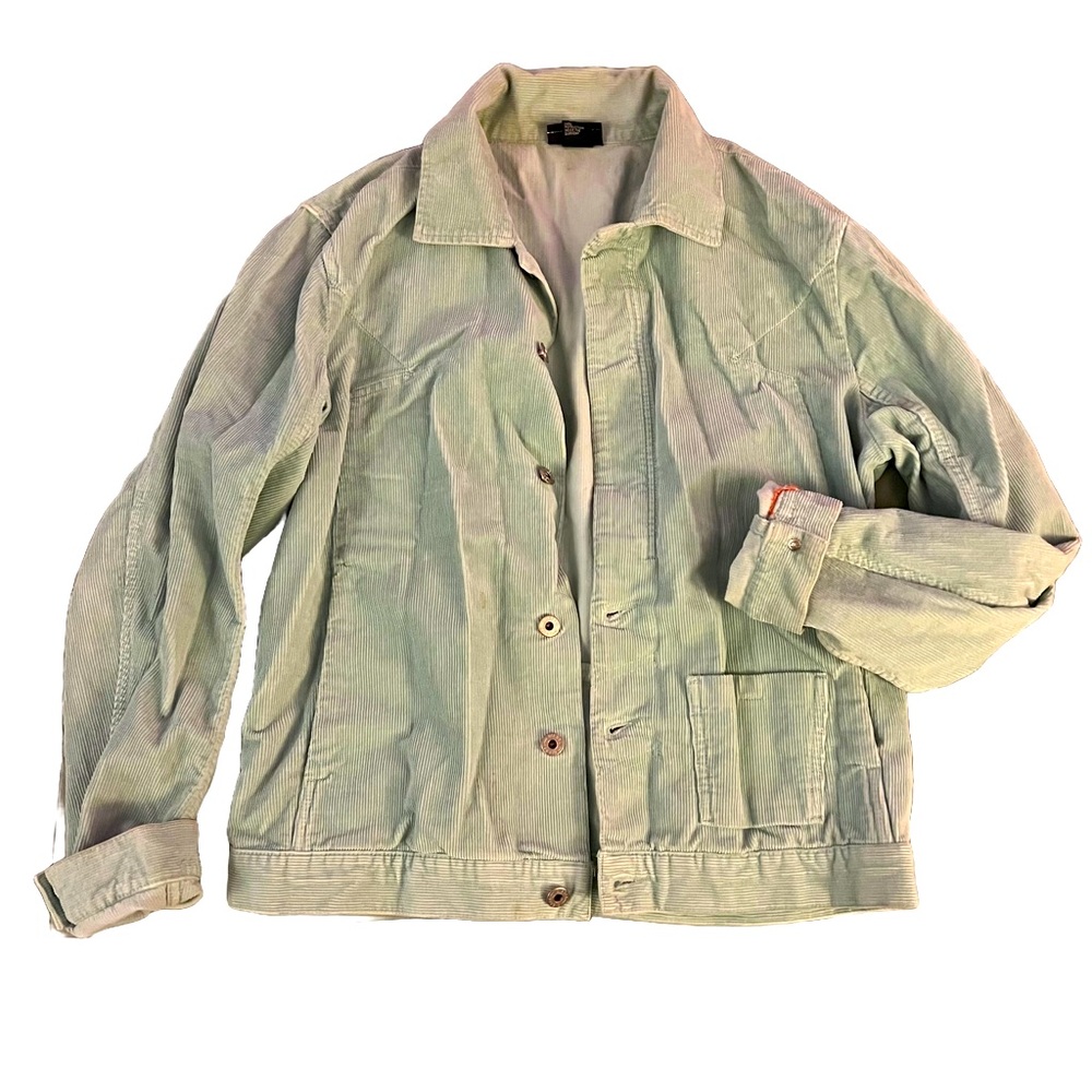 Diesel_90s Teal Corduroy Jacket Size L